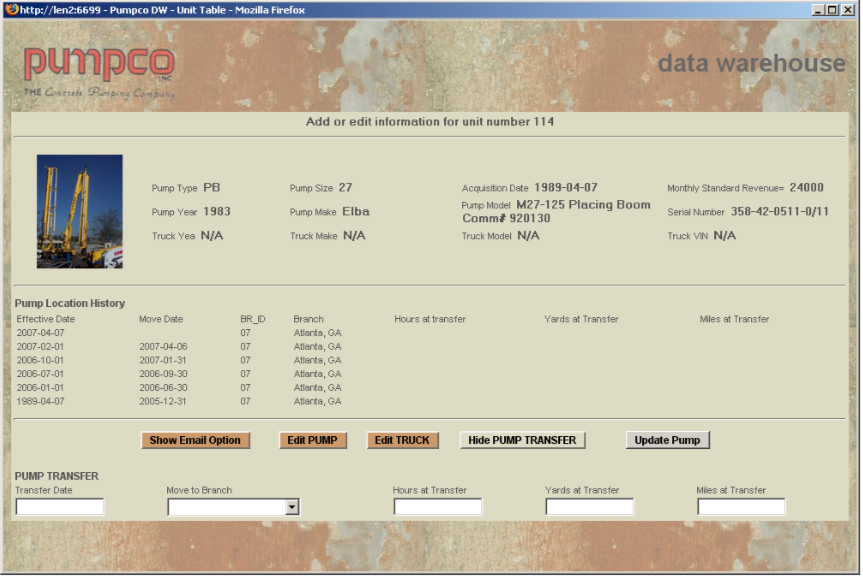 Pumpco Screenshot – Pump Data entry example screenshot.png